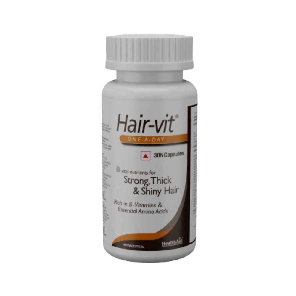 HealthAid Hair-vit (Multivitamins for Hair) Capsules | Swadesiicart