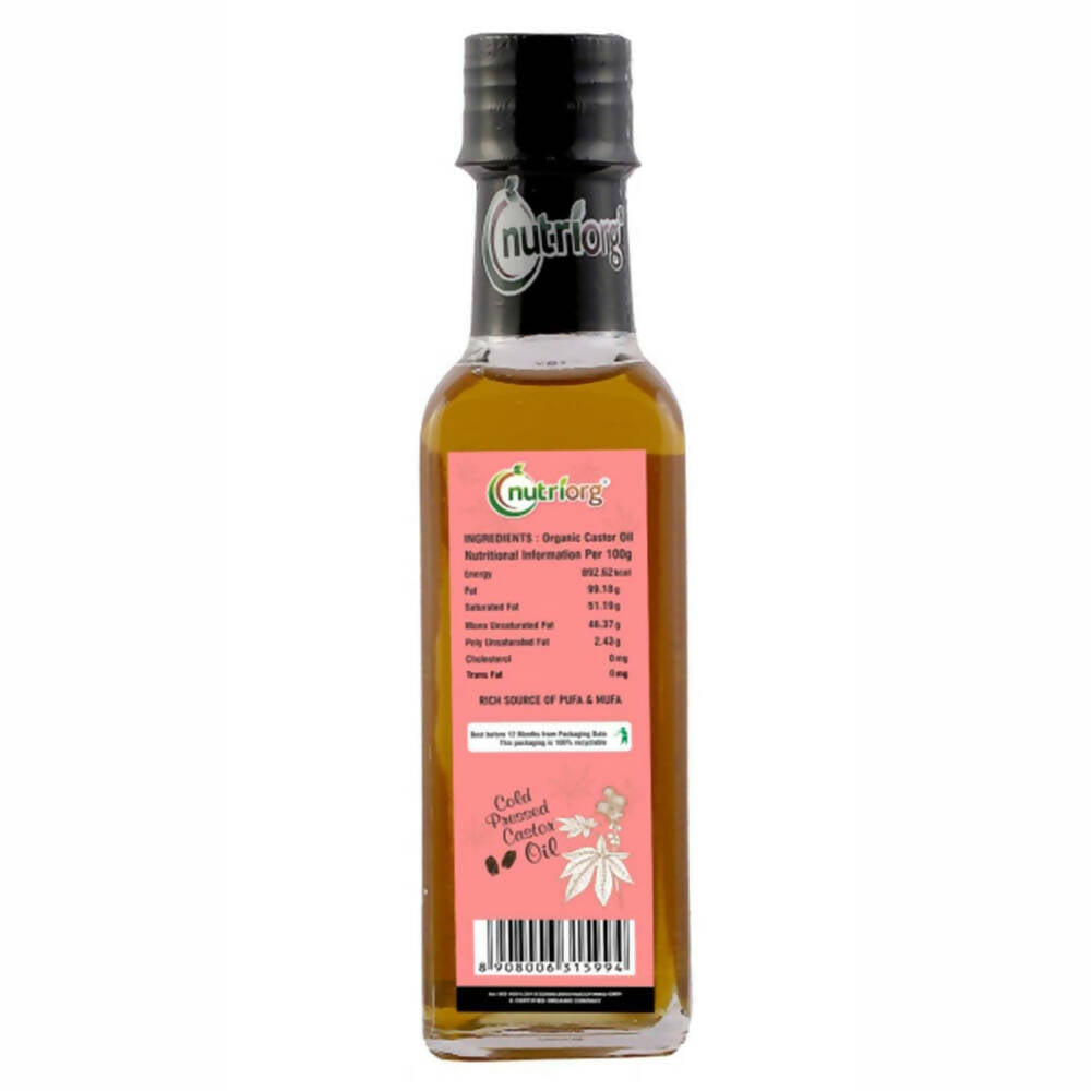 Nutriorg Organic Castor Oil - Swadesiicart