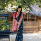 Vishnu Weaves Women's Black Tussar Silk Zari Woven Saree with Blouse - Swadesiicart