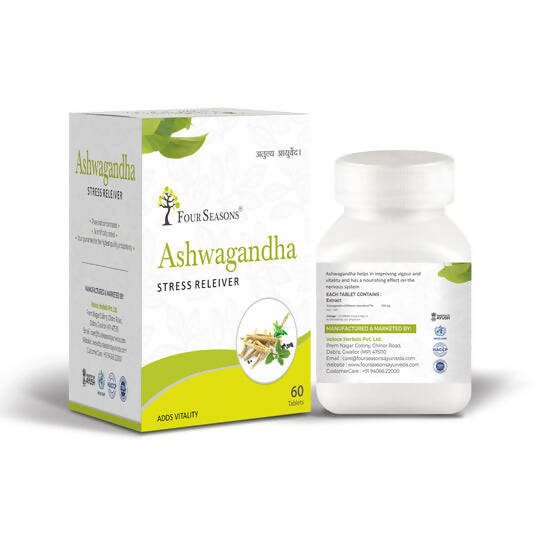 Four Seasons Ashwagandha Stress Releiver Tablet | Swadesiicart