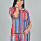 Morchari Digital Print Semi Muslin Co-Ord Set Top & Trouser-Multicolor - Swadesiicart