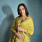 Vishnu Weaves Women's Mahendi Raw Silk Zari Woven Saree with Blouse - Swadesiicart