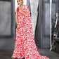 Aayaa Designer Printed Georgette Saree - Multi Color