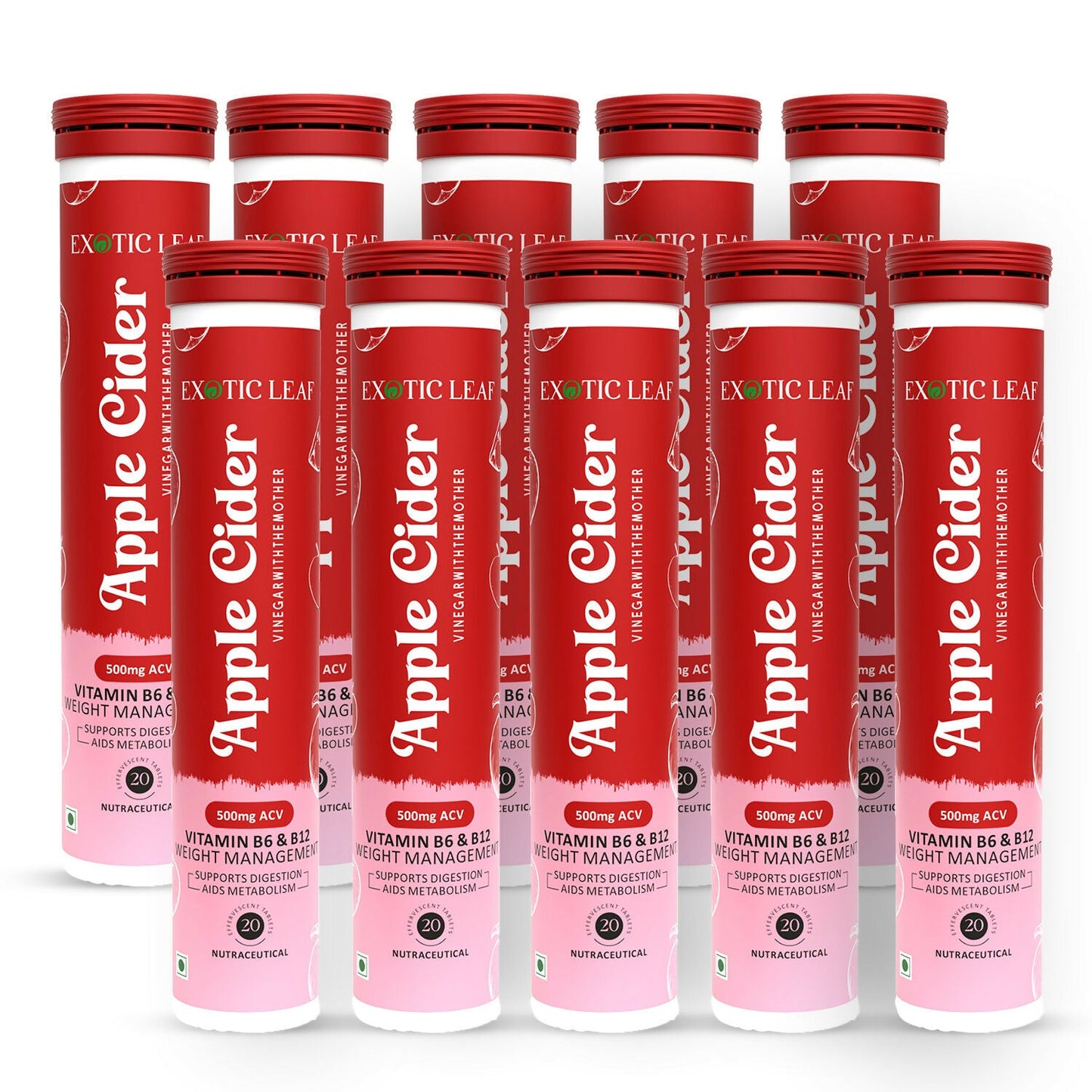 Exotic Leaf Apple Cider Vinegar Tablets - Swadesiicart