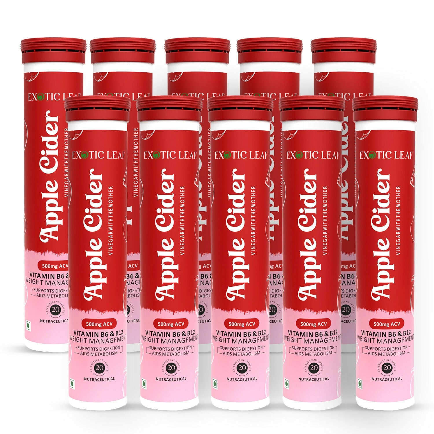 Exotic Leaf Apple Cider Vinegar Tablets - Swadesiicart