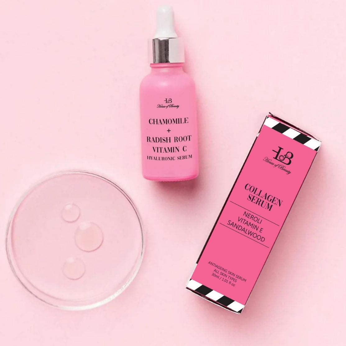 House of Beauty Collagen Serum With Vitamin E - Swadesiicart