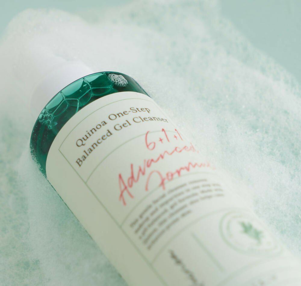 AXIS-Y Quinoa One Step Balanced Gel Cleanser, Gentle & pH Balancing Facial Cleanser, For Sensitive Skin | Swadesiicart