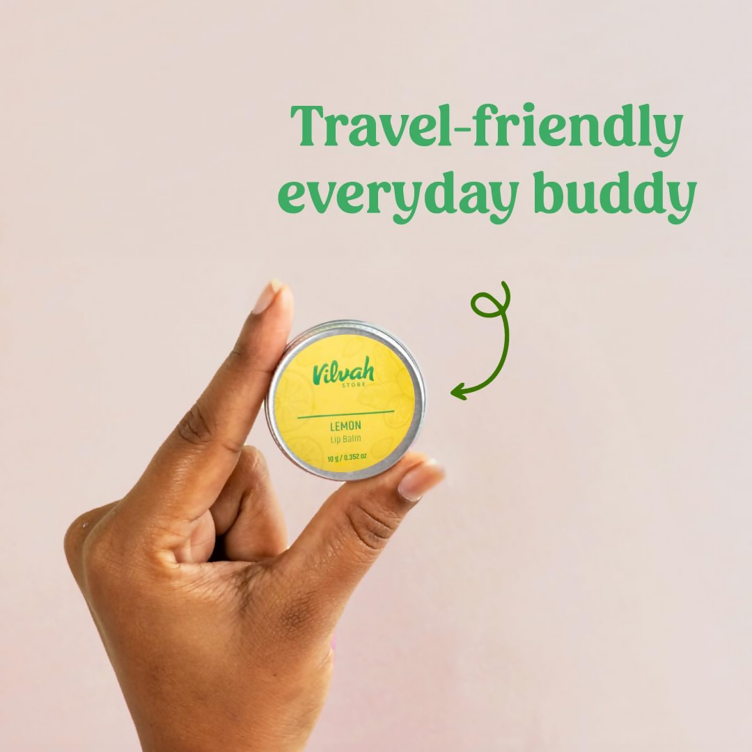Vilvah Store Lemon Lip Balm - Swadesiicart
