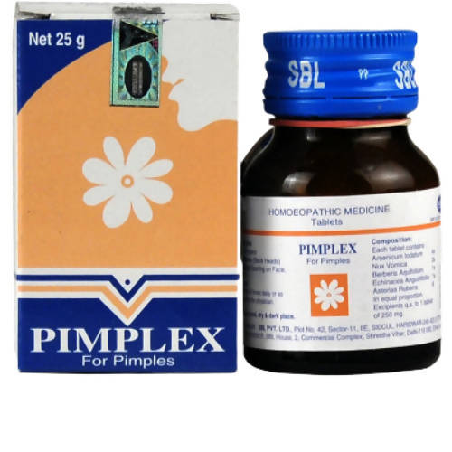 SBL Homeopathy Pimplex Tablets | Swadesiicart