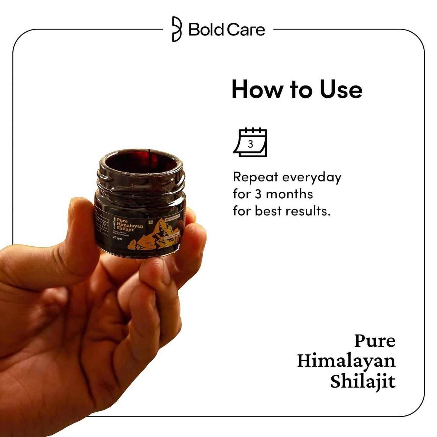 Bold Care Pure Himalayan Sj Resin - Swadesiicart