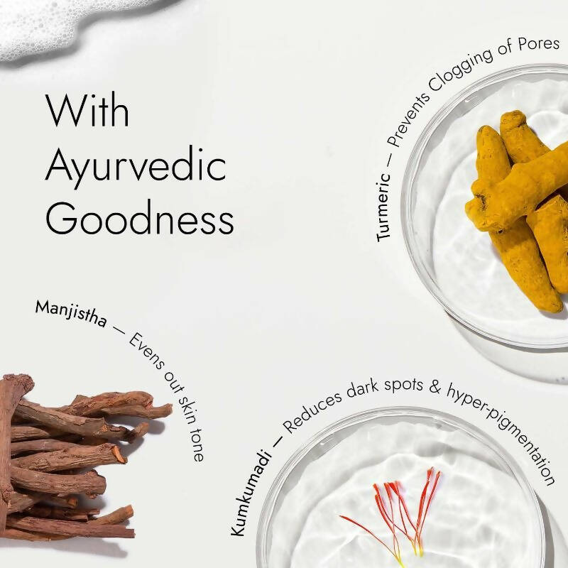 Kapiva Ayurveda Skin Rituals Kumkumadi Glow Face Wash - Swadesiicart