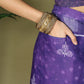Shree Shyam Fashion Cotton Violet Saree