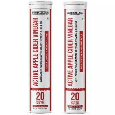 Nutracology Super Apple Cider Vinegar Effervescent Tablets For Weight Loss | Swadesiicart