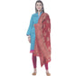 A R Silk Mehroon Color Chanderi Gold Print Chanderi Cotton Dupattas and Chunnis