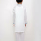 Lil Drama Shor-Gul White Kurta Pyjama Set For Boys | Swadesiicart