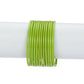Afast Shining Green Glass Party, Wedding, Daily Use Bangle Set, Pack Of 12 - Swadesiicart