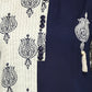 NOZ2TOZ Women's Blue & White Rayon Straight Kurta- (1pc set) - Swadesiicart