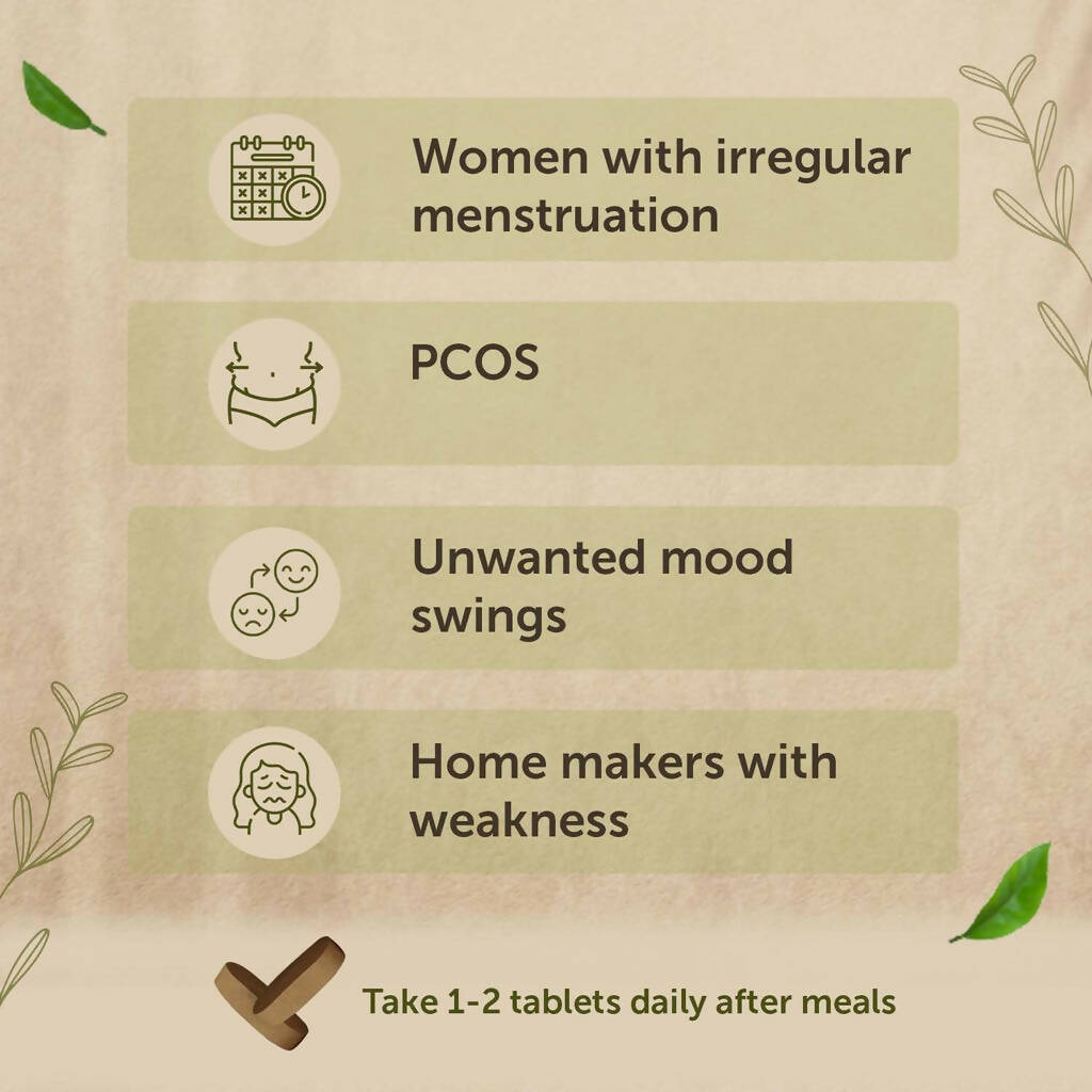 Neuherbs Shatavari Tablets for Women - Swadesiicart