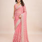 kasee Floral Embroidered Art Silk Ready to Wear Saree | Swadesiicart