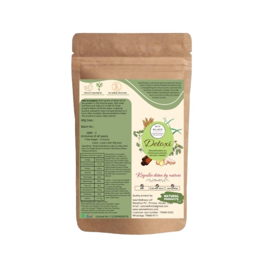 Satvi Wellness Detoxi - Herbal Detox Mix | Swadesiicart