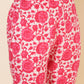 Janasya Women's Pink and White Cotton Printed Casual Regular Co-ords - Swadesiicart