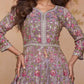 Anaita Purple Shimmer Readymade Suit with Heavy Embroidery & Sequence Work