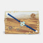 NVR Women & Men Set of 4 Blue Evil Eye Charm Rakhi With Roli Chawal & Chocolate | Swadesiicart
