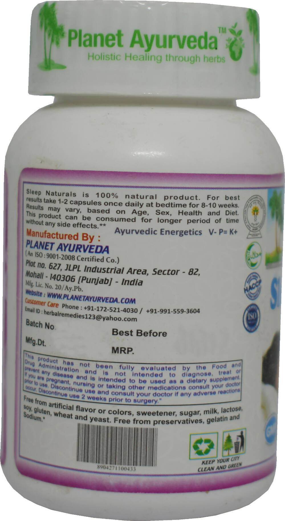 Planet Ayurveda Sleep Naturals - Swadesiicart