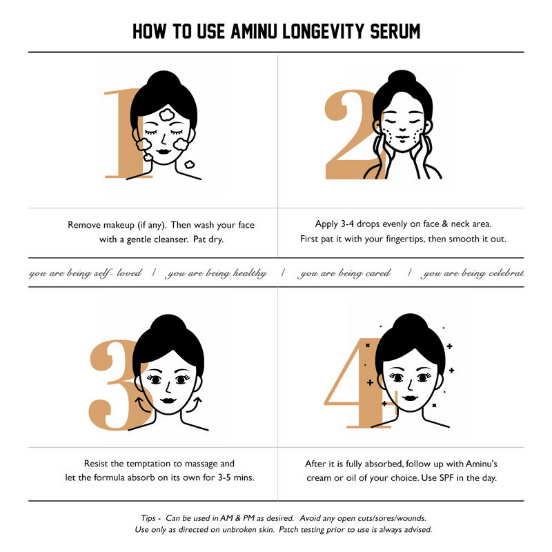 Aminu Longevity Serum for Sensitive skin & Anti-Pollution | Swadesiicart