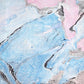 Shades Of Baby Pink And Cloud Blue Printed Chanderi Saree For Regular/Office Wear By Gayathri Reddy Designer Studio | Swadesiicart