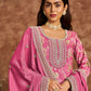 Anaita Pink Premium Dolla Jacquard Embroidered Stitched Salwar Suit