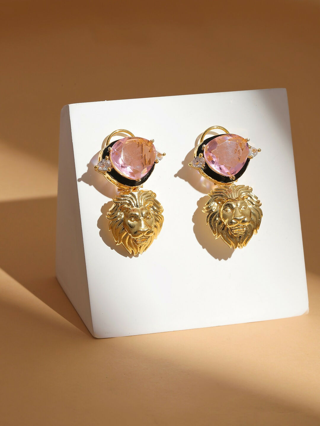 Pink Danglers- Ruby Raang | Swadesiicart