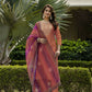 The52 Orange Women's Gorgeous Embroidered Rayon Fabric with Straight Kurta, Pant and Dupatta Set - Swadesiicart