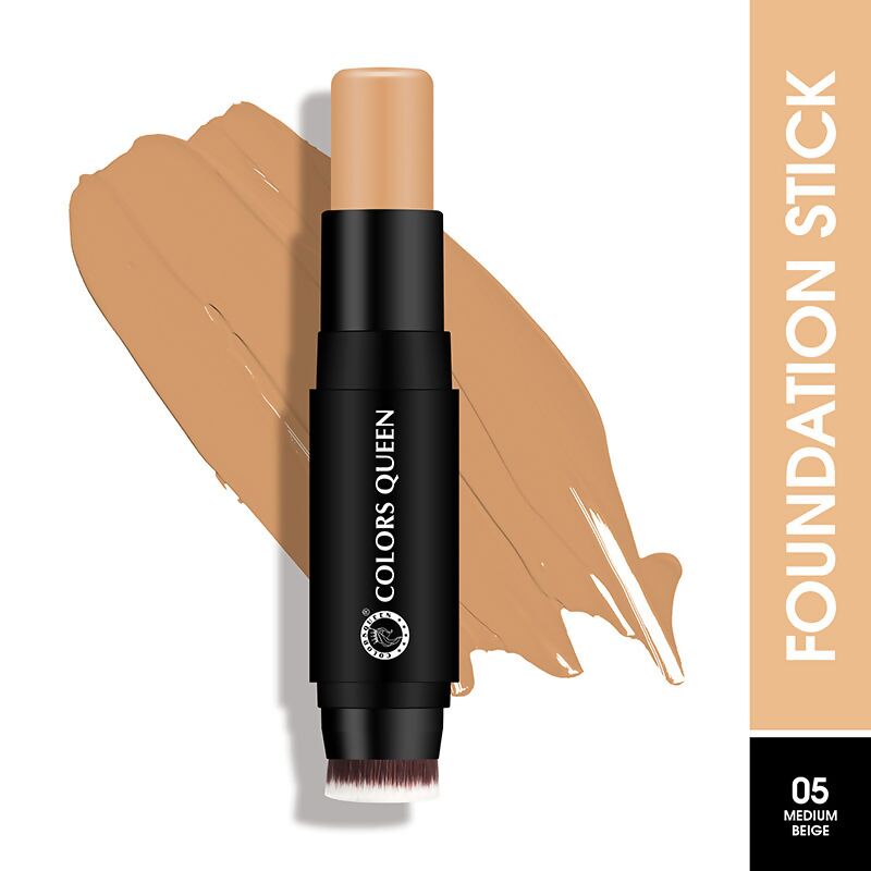 Colors Queen Fix & Blend Foundation Stick - 05 Medium Beige | Swadesiicart