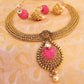 Multicolor Antique Jhumka Necklace Set
