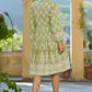 Juniper Women's Green Rayon Floral Printed Short Tiered Dress | Swadesiicart