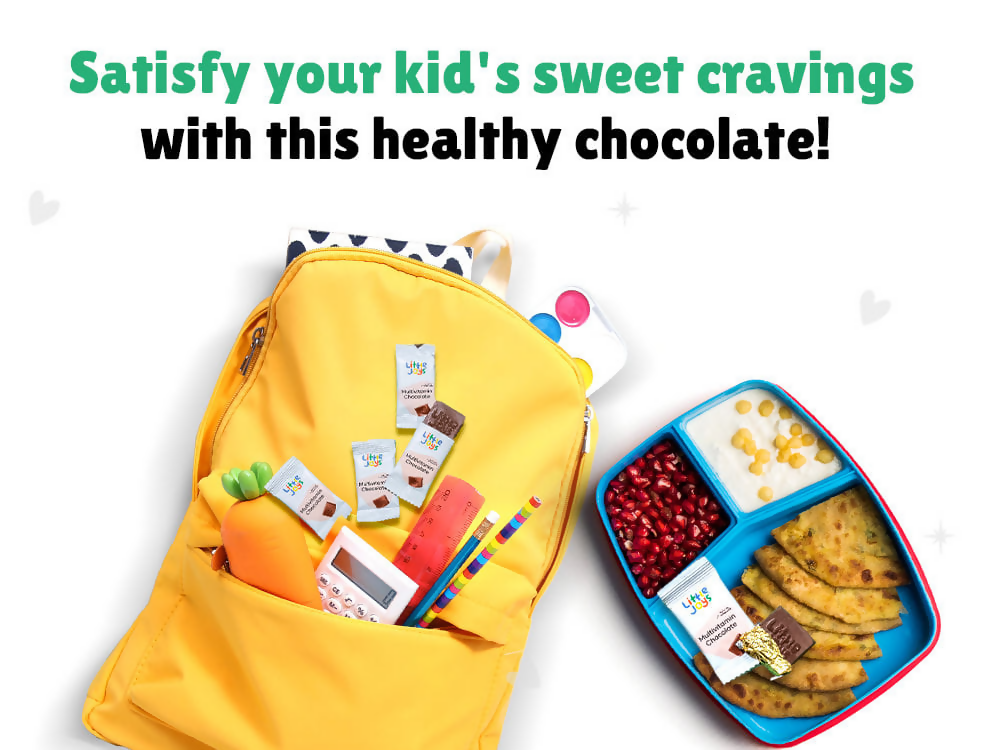 Little Joys Naturally Sweetened with Jaggery Chocolates with Multivitamin - Swadesiicart