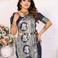 Anaita Navy Blue Banarasi Silk With Beautiful Gala Weaving Saree With Blouse | Swadesiicart
