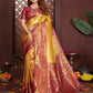 Aastha Fashion Gold Tissue Silk Weaving Saree