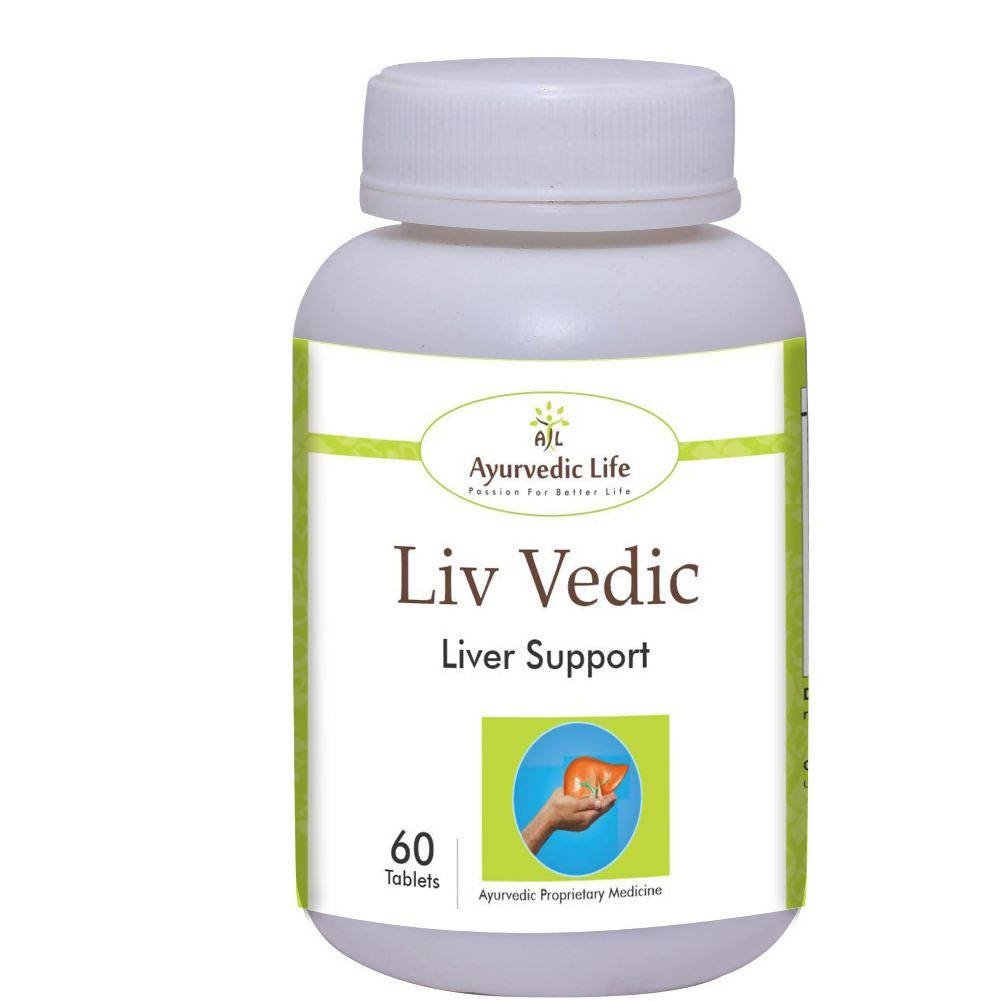 Ayurvedic Life Liv Vedic Liver Support Tablets | Swadesiicart