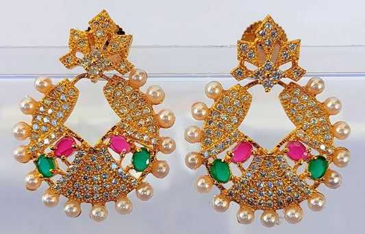 Multicolor Ad Earrings - Mokshi Collections
