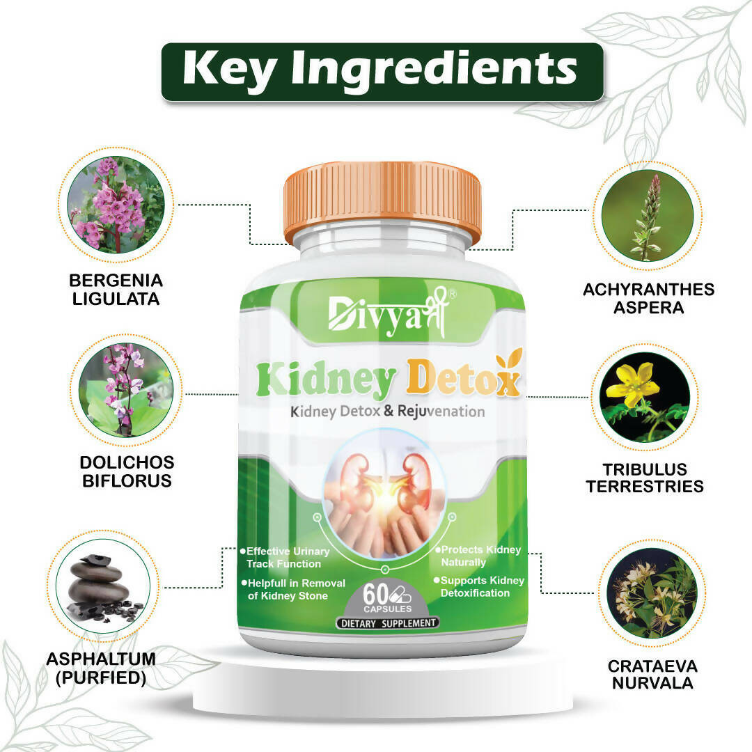Divya Shree Kidney Detox Capsules | Swadesiicart