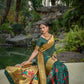 Jyoti Fashion Women's Bottle Green Paithani Silk Zari Woven Saree with Blouse | Swadesiicart