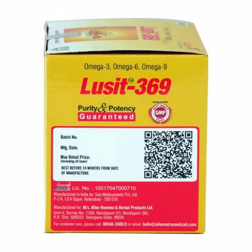 Allen Homeopathy Lusit - 369 Capsules | Swadesiicart