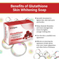 LA Organo Glutathione Rose Skin Lightening & Brightening Soap | Swadesiicart