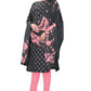 Black Slab cotton Printed Unstitched Dress Material - Tanvi
