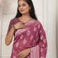 Shree Shyam Fashion Linen Cotton Pink Saree