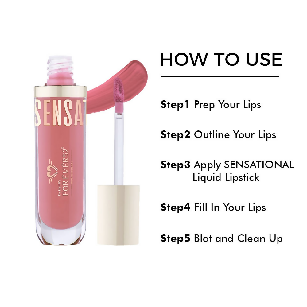 Daily Life Forever52 Sensational Lip Liquid Lipstick - SSL003 | Swadesiicart
