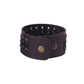 NVR Men's Set of 2 Brown Leather Bracelet - Swadesiicart