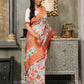 Shree Shyam Fashion Linen Cotton(Woven Work) Multicolour Saree